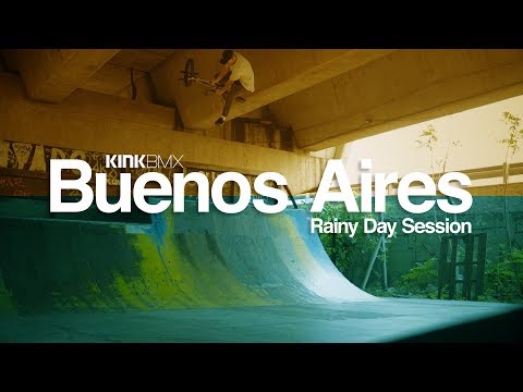 Extreme Rainy Day Kink BMX Ramp Session!