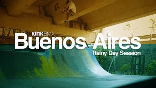 Extreme Rainy Day Kink BMX Ramp Session!