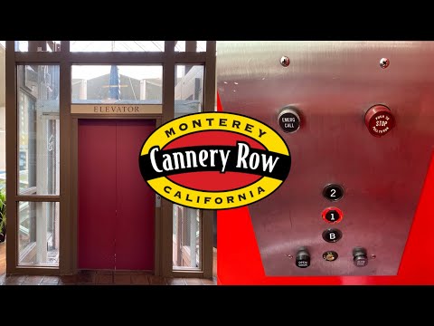 Beautiful vintage Otis Lexan Hydraulic elevator @ 700 Cannery Row - Monterey, CA.