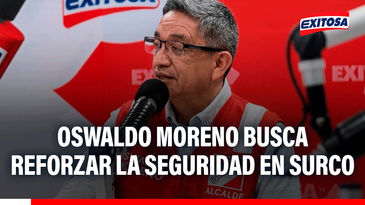🔴🔵 Oswaldo Moreno busca reforzar la seguridad en Surco rumbo a la Alcaldía