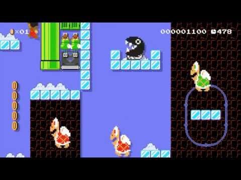 Walking On Ice by Bourgyman - Super Mario Maker - No Commentary 1AC