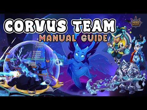 How to play Corvus manual against Osh 160 #herowars