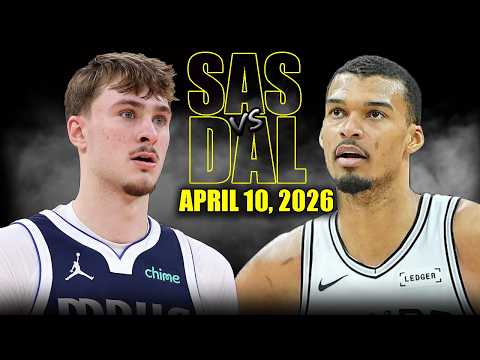 San Antonio Spurs vs Dallas Mavericks Full Game Highlights – April 10, 2026 | NBA Season