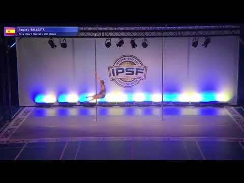 Masters 40+ Women Raquel Ballesta of Spain - Prelim 2017 World Pole Sports Championships