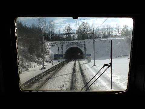 Cabview z lokomotivy řady 131