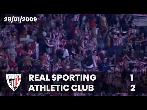 ⚽️ [Copa del Rey 08/09] Cuartos (Vuelta) I Real Sporting Club 1 - Athletic Club 2 I LABURPENA