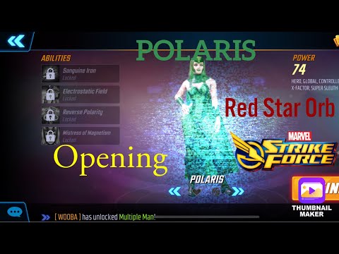 Polaris 15x Red Star Orb Opening - Marvel Strike Force