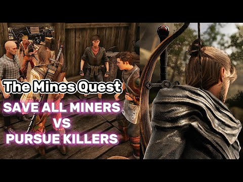 Of Ash and Steel - Grayshaft Mines Quest Guide Step by Step, Save Miners or Pursue Killers