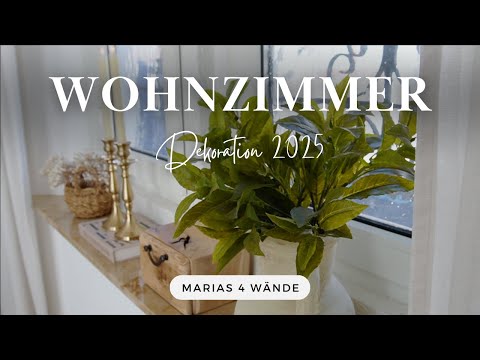 Wohnzimmer Deko 2025 | Frühlingsdeko | Dekoriert mit mir