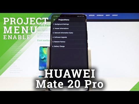 How to Boot in Project Menu in HUAWEI Mate 20 Pro - EMUI Hidden Mode