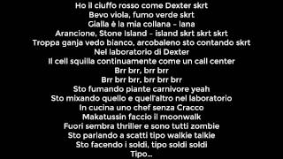 DEXTER TESTO-SFERA EBBASTA |COMPLETA|