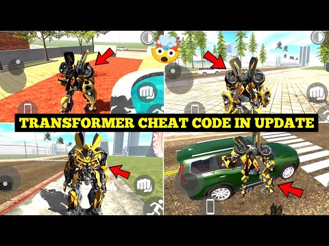 New Transformer Character Cheat Code in Indian Bike Driving 3D 🤯🔥| New Transformer| Harsh in Game