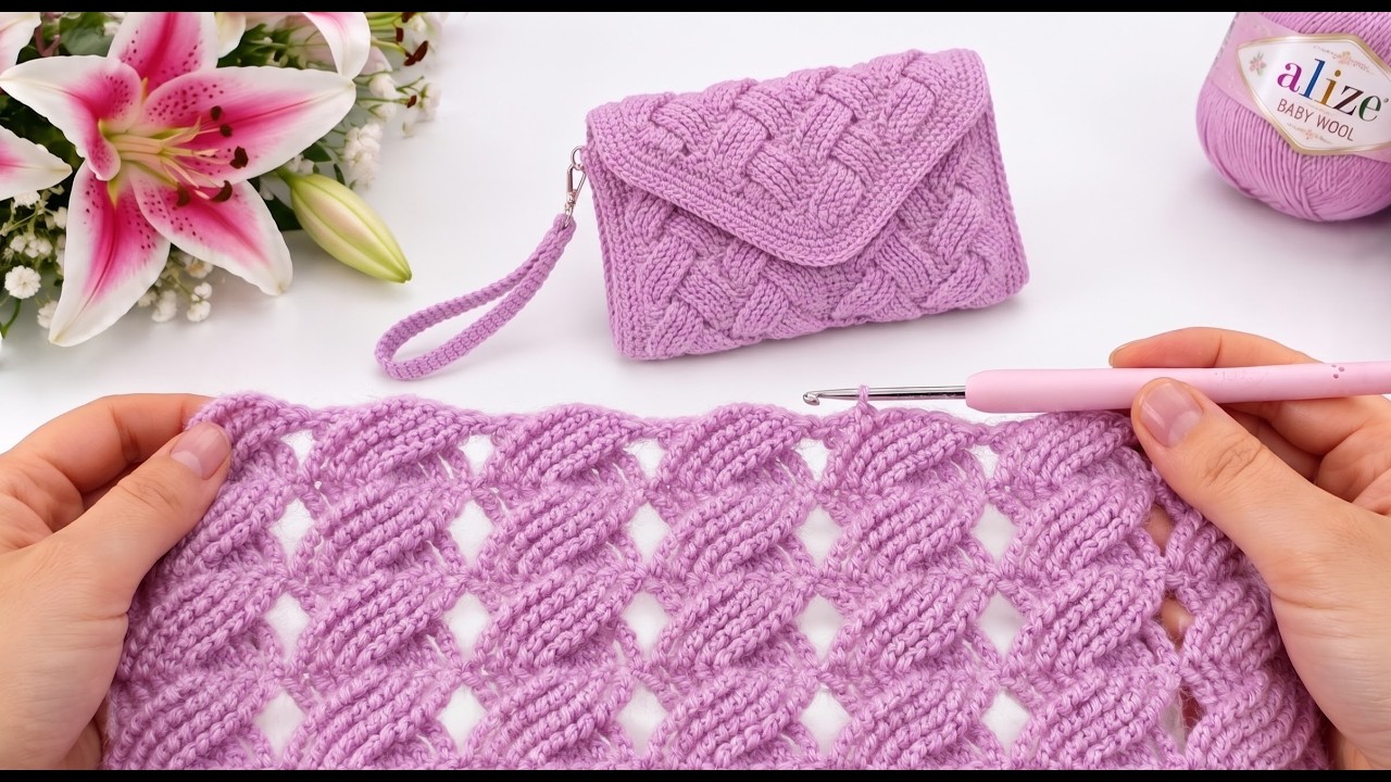 Dünyadaki en kolay ve gösterişli tığ iş çeyizlik🦺 yelek 🧣atkı 🧥hırka modeli