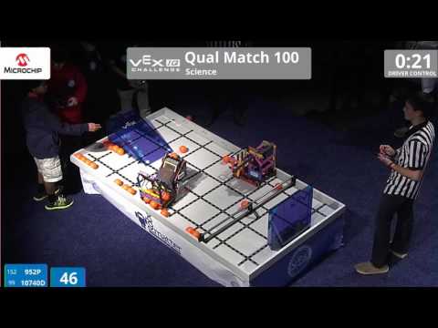 VEX Worlds 2016 - VEXIQ Middle School - Science - Qual 100 (952P 10740D) 73