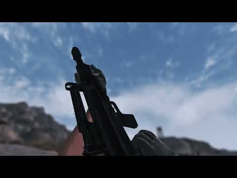 Fallout 4 ASh-12 with COD MW Anims