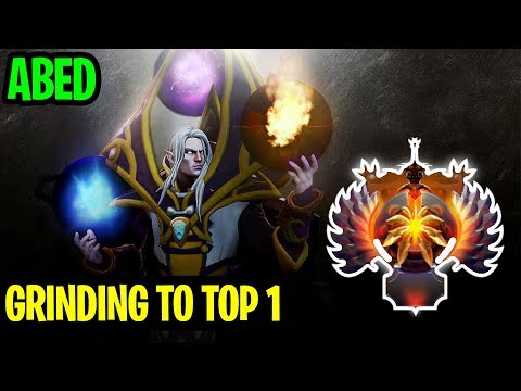 GRINDING TO TOP 1 - ABED INVOKER  - Dota 2