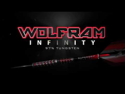 Wolfram Infinity stål dartpile fra Harrows