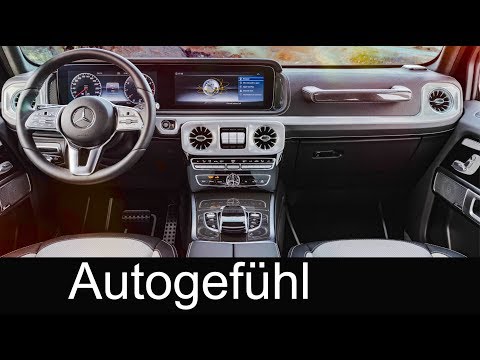 All-new Mercedes G-Class Interior Preview G-Klasse 2018 - Autogefühl