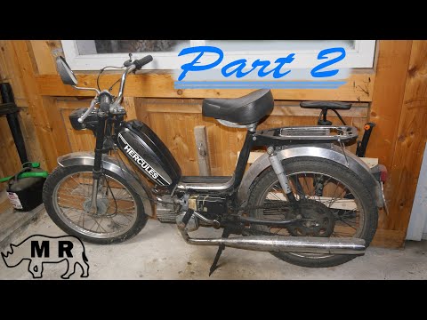 Restoration German Classic Moped Hercules M5 | Part 2 (Motor Refurbishment)