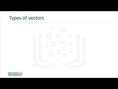 R Tutorial Vectors and Factors in R