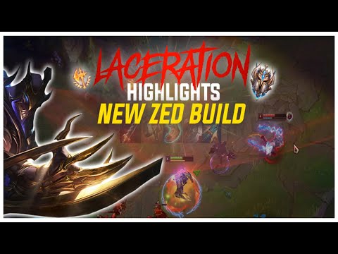 NEW ZED BUILD SMASHING IN CHALLENGER | Laceration