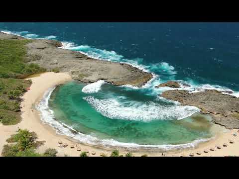 Mar Chiquita Manati, Puerto Rico.      4K Drone Footage
