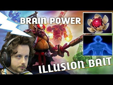 200 IQ GORGC Lotus Orb on illusion - How To Bait | Dota 2 Clip