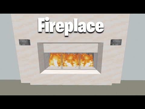 Redstone Fireplace in Minecraft - Simple Build Hacks