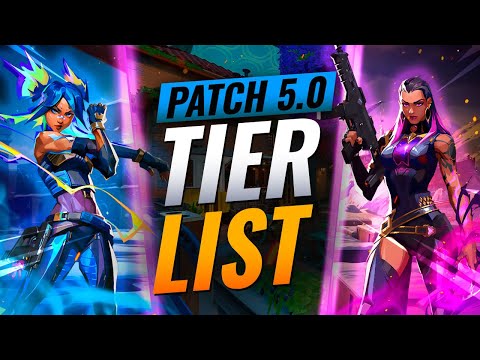 NEW UPDATE: BEST Agents Tier List! - Valorant Patch 5.0