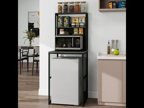Kirkical Mini Fridge Stand Shelf Installation