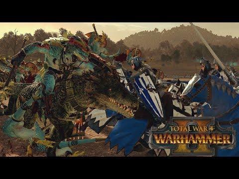 Kroq-Walker vs Fay Bae - Lizardmen vs Bretonnia // Total War: Warhammer II Online Battle