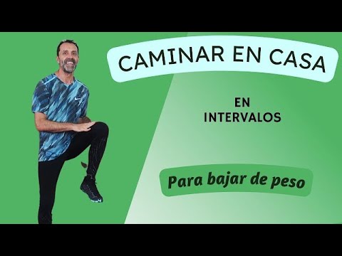 Ejercicios de cardio Hiit caminando en casa en intervalos para bajar de peso ✅ ✨ Caminar en casa.