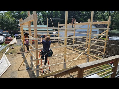 FINALLY! Pole Garage Build/Concrete Overview - NNKH