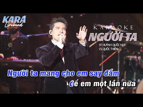 KARAOKE NGƯỜI TA (TONE NAM) - QUỐC THIÊN (BEAT CHUẨN)