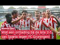 Van Crooij brengt Het Kasteel in EXTASE na late strafschop | Zo klonk de 2-1 bij Sparta-Groningen!