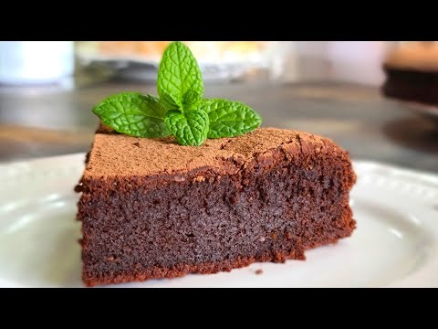 Easy No Flour Famous Italian Torta Caprese ❗  SUBTITLES ❗