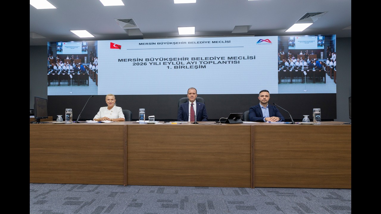 MERSİN BÜYÜKŞEHİR BELEDİYE MECLİSİ’NİN EYLÜL AYI 1  BİRLEŞİMİ, BAŞKAN SEÇER BAŞKANLIĞINDA GERÇEKLEŞT