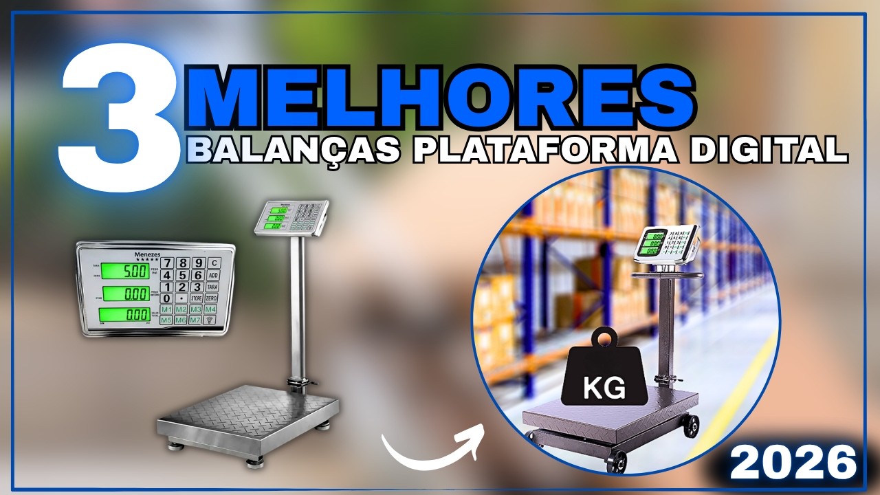 TOP 3 Balanças Plataforma Digital 400 kg Mais Bem Avaliadas de 2026 - Custo Benefício - Boa e Barata