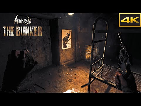 Amnesia: The Bunker - Hide From Monster Walkthrough Part 2 | WW1 Bunker Horror Game