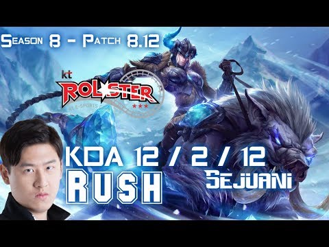 KT Rush SEJUANI vs RENGAR Jungle - Patch 8.12 KR Ranked