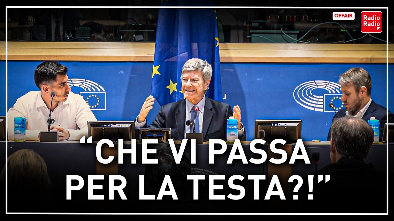 J. SACHS GELA L'AULA IN PARLAMENTO UE ▷ "DAVVERO VOLETE RISCHIARE IL NUCLEARE? CHIAMATEVI ACCIDENTI!