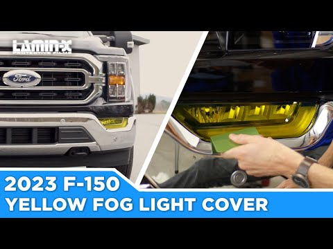 2023 F-150 Yellow Fog Light Film: Lamin-x Installation | Enhanced Visibility DIY Guide