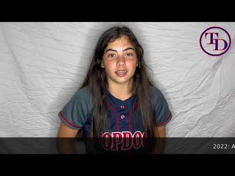 2022 Alexus Carter 3.9 Cumulative GPA Catcher - Top Dog Softball Skills Video