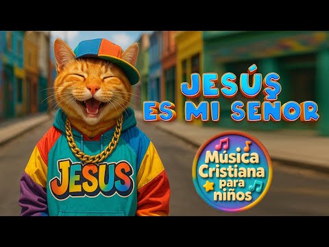 Música Cristiana para Niños 2025 - Jesús es mi Señor - Cristianitos (Gatos Graciosos) Cute Cat Dance