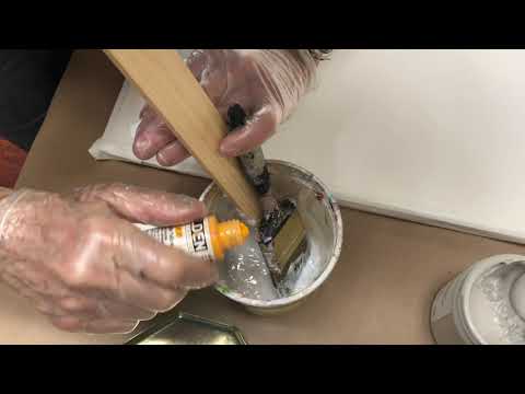 Preparing a Gessoed Surface for Pastel