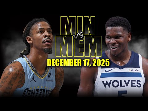 Minnesota Timberwolves vs Memphis Grizzlies Full Game Highlights – December 17, 2025 | NBA Season