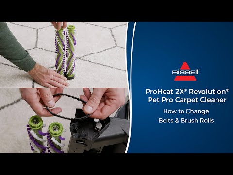 How to Change Belts & Brush Rolls | ProHeat 2X® Revolution® Pet Pro Carpet Cleaner