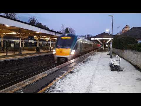 Irish Rail 22000 Class DMU 22036 passing Lisburn. 15/12/22