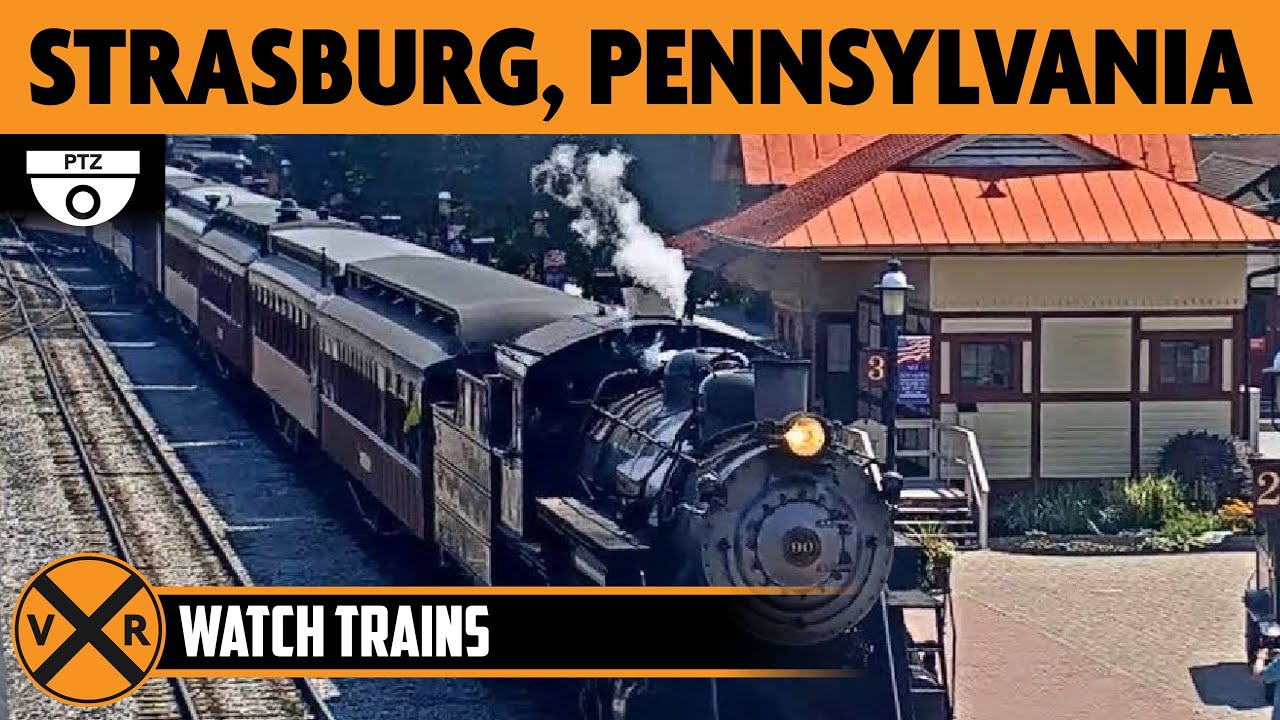 Live webcam view of Trenes de Vapor de Strasburg Rail Road