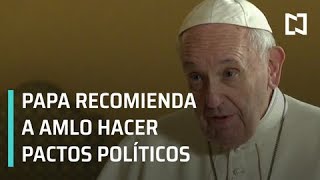 Papa condena de nuevo el muro de Trump en entrevista con mexicana Televisa